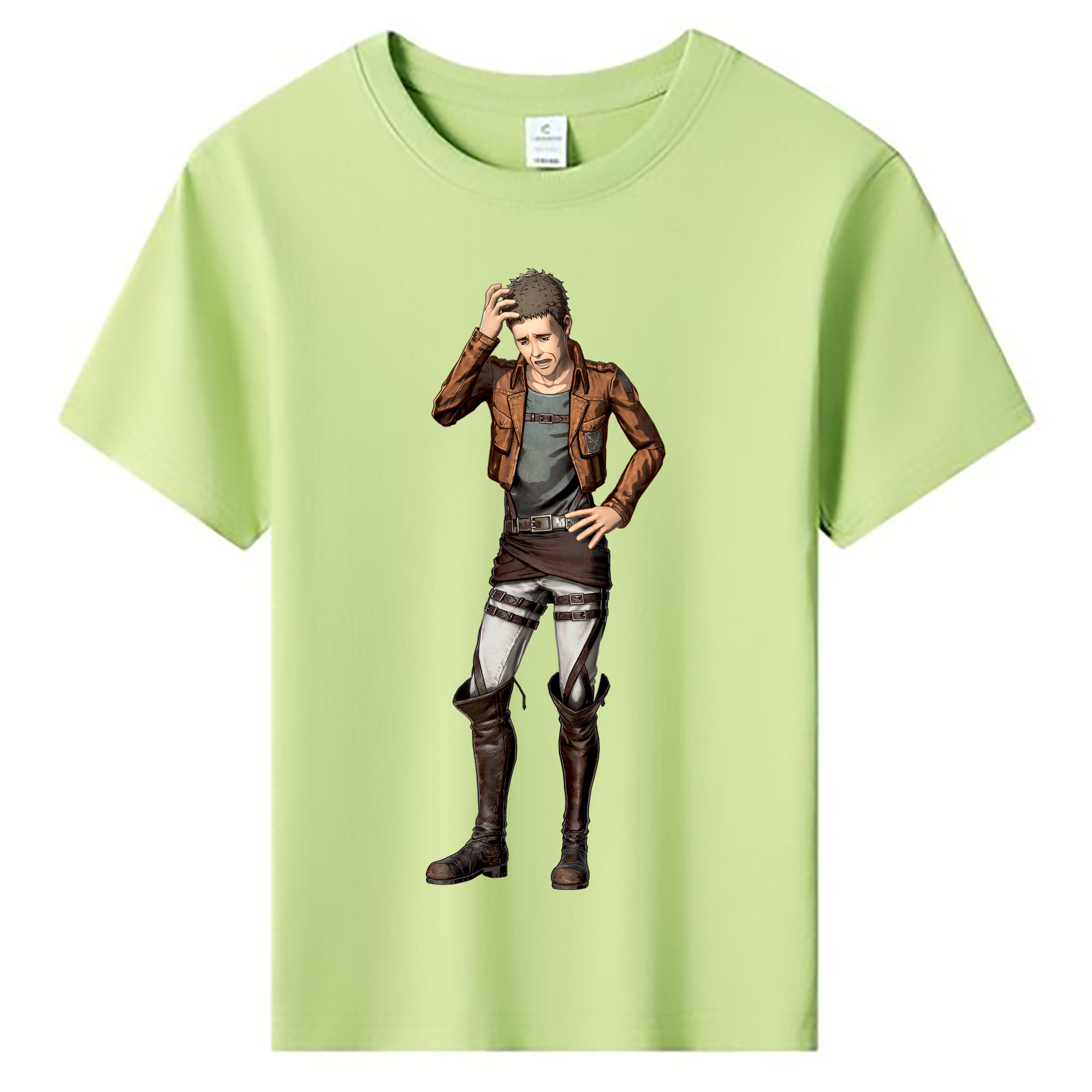 （画像用） 進撃の巨人 Attack on Titan 綿100％キッズTシャツ（フロントプリント）